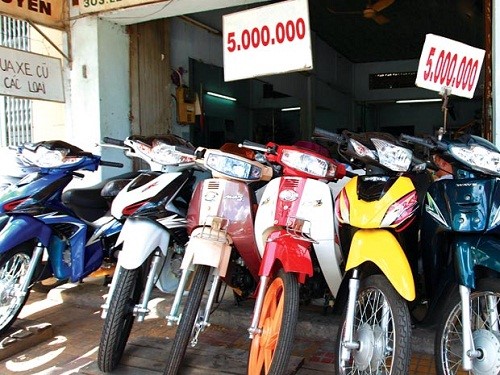 mua xe máy không có giấy tờ